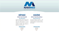 Desktop Screenshot of navimed.cz